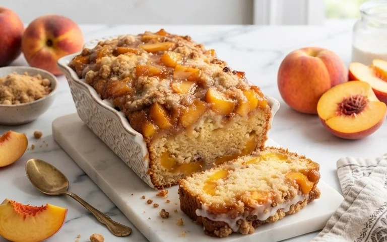 Peach Cobbler Pound Cake