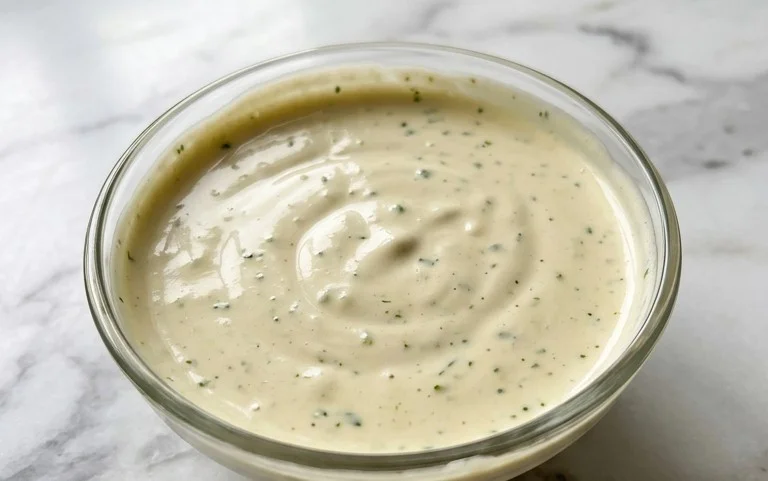 Creamy Garlic Lime Cilantro Sauce