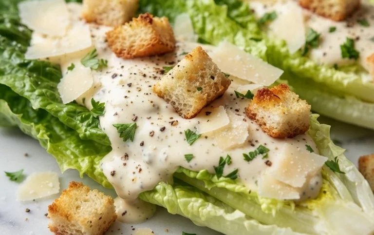 Caesar Salad Dressing (Classic, Creamy & 5 Minutes) 🥗