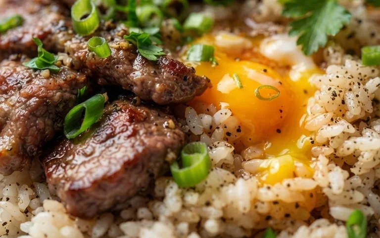 Beef Pepper Rice Bowl is a delicious meal option.