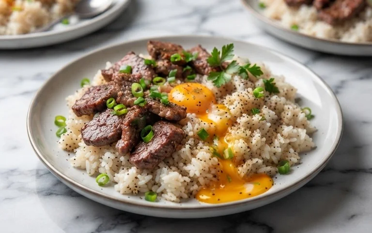 Beef Pepper Rice Bowl is a delicious meal option.