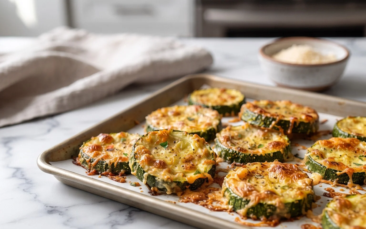 Baked Parmesan Zucchini