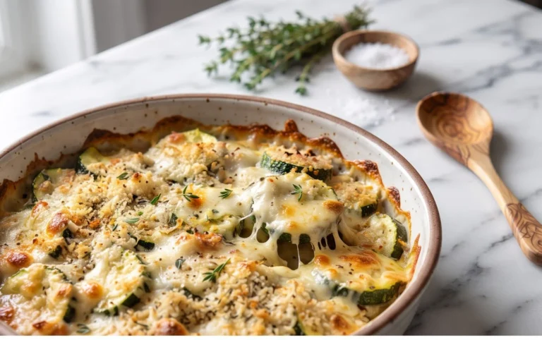 Baked Zucchini and Cheese