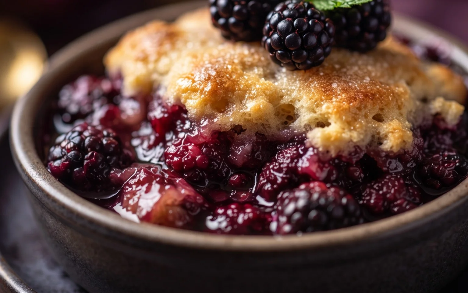 The Pioneer Women's Blackberry Cobbler
