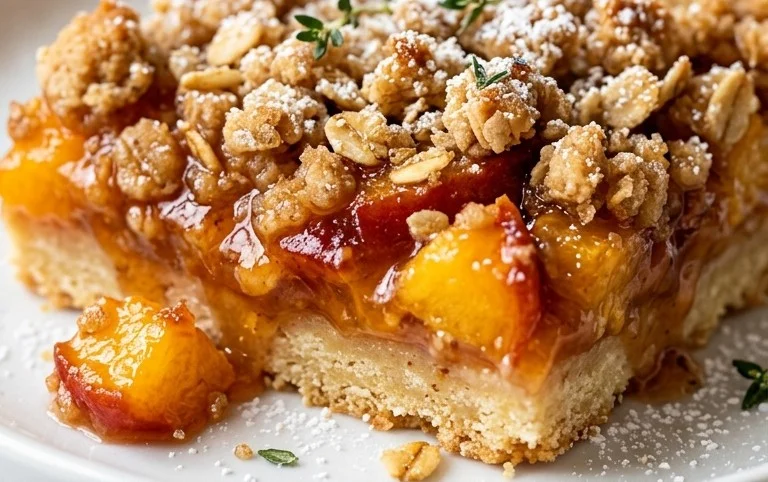 Fresh Peach Crum extractb Bars