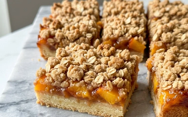 Fresh Peach Crum extractb Bars