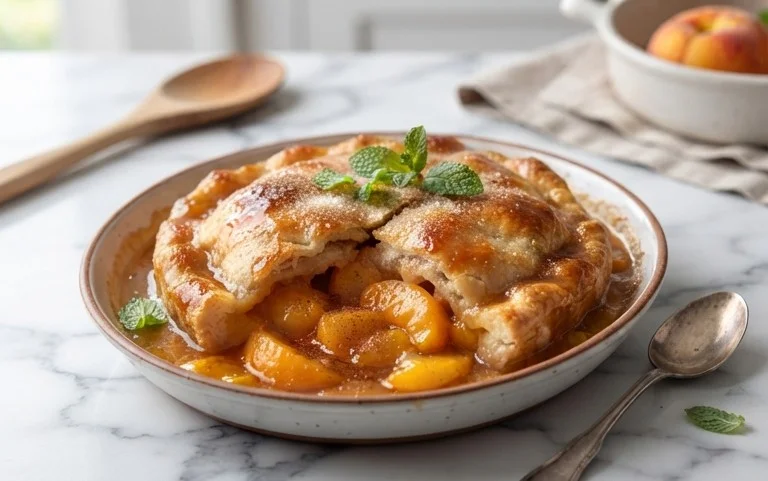 Peach Dumplings