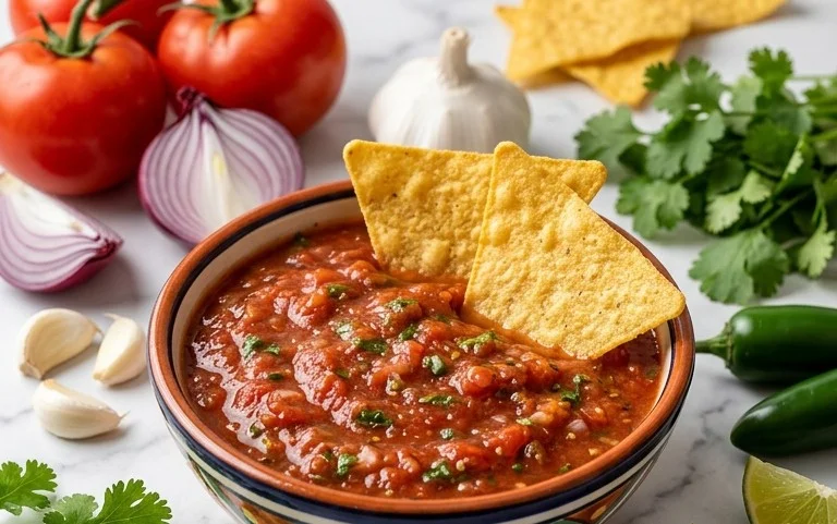 Blender Salsa (Restaurant Style Salsa)