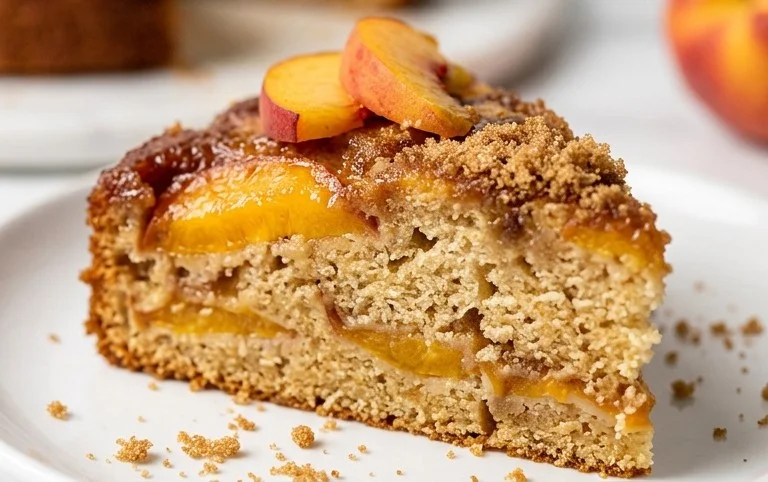Brown Sugar Peach Cake
