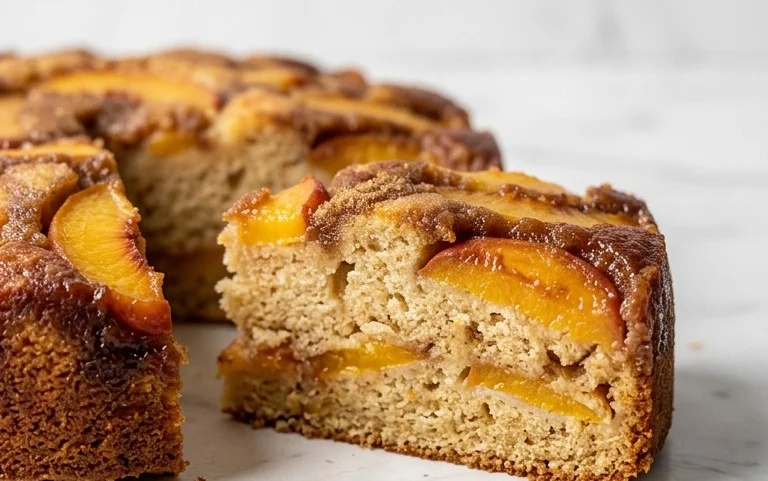 Brown Sugar Peach Cake