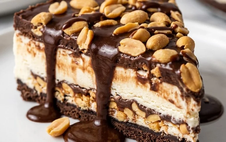 Buster Bar Ice Cream Cake