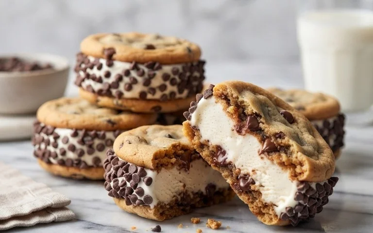 Cookie Ice Cream Sandwiches (Like a Chipwich!)