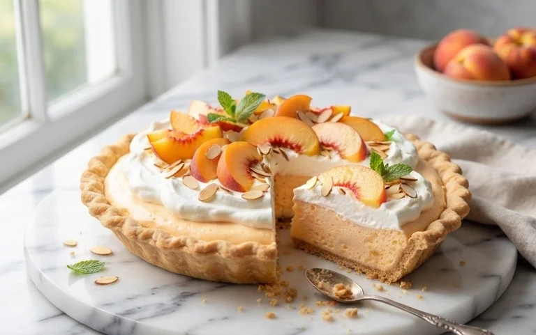 Peach Chiffon Pie