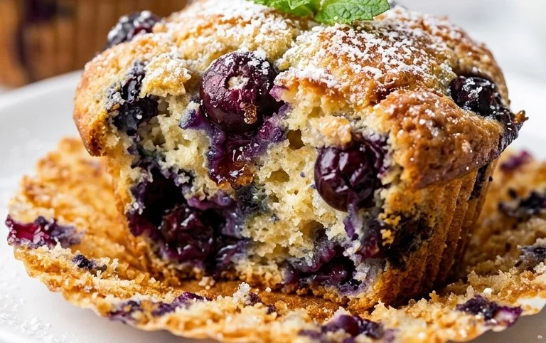 Homemade Blueberry Muffins