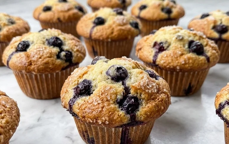 Homemade Blueberry Muffins