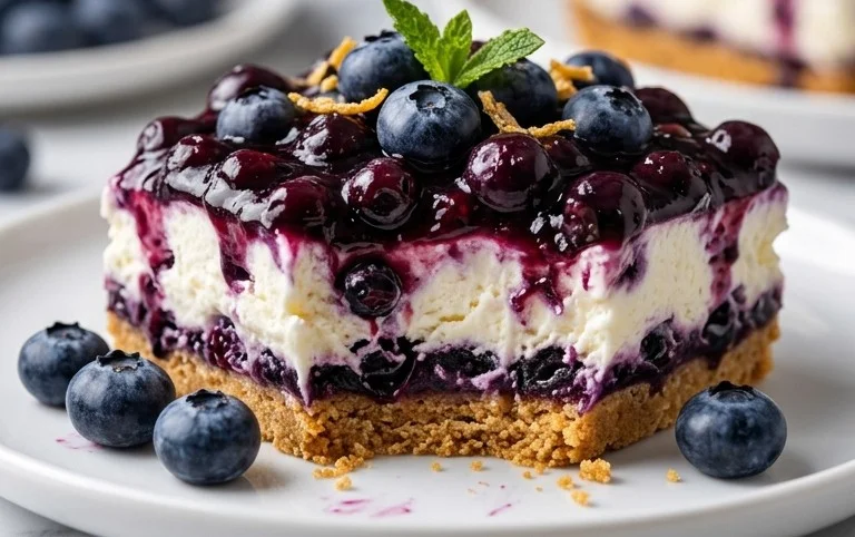 No-Bake Blueberry Yum Yum