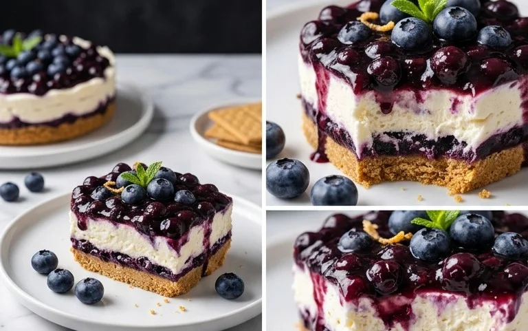 No-Bake Blueberry Yum Yum