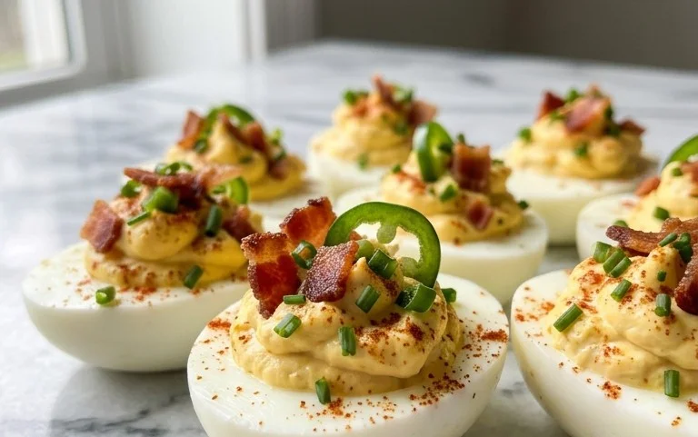 Jalapeno Popper Deviled Eggs