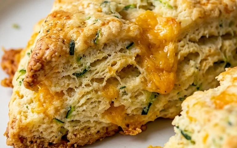 Zucchini Cheddar Scones
