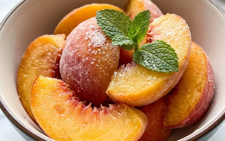 Freezing Peaches, How to Easily Freeze Peaches