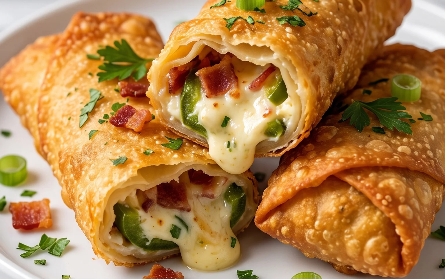 Jalapeno Popper Egg Rolls