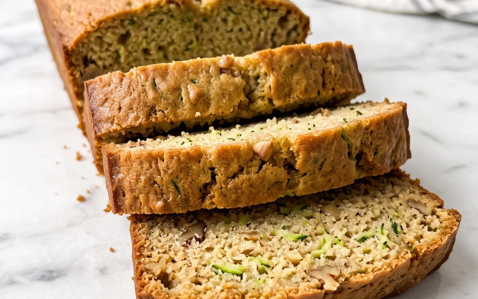 Low Sugar Zucchini Bread