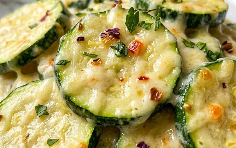 Creamy Parmesan Zucchini