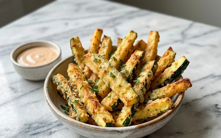 Baked Parmesan Zucchini Fries