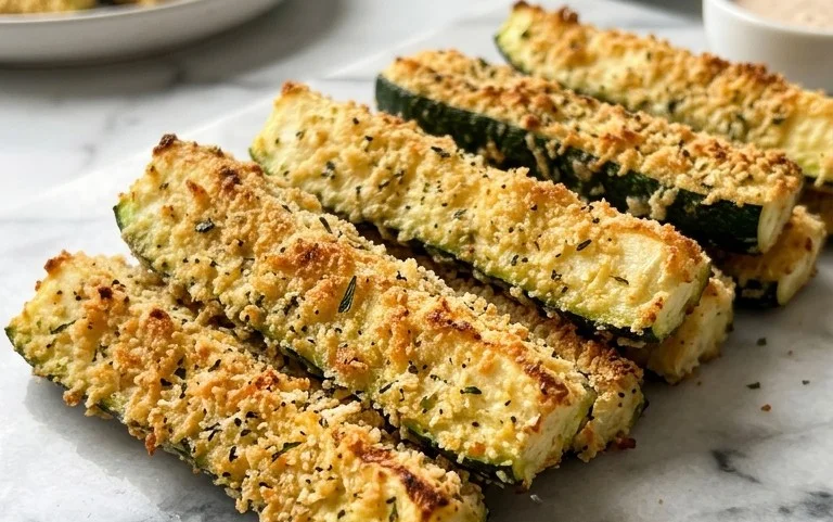 Baked Zucchini Sticks (Oven or Air Fryer)