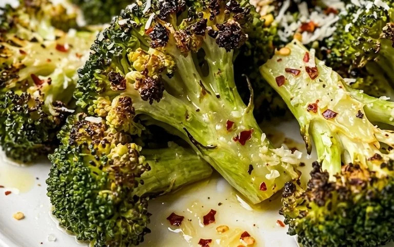 Oven Roasted Broccoli (Baked Broccoli)