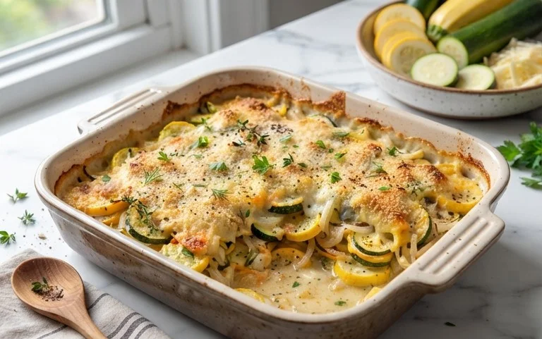 Zucchini and Squash Casserole Recipe