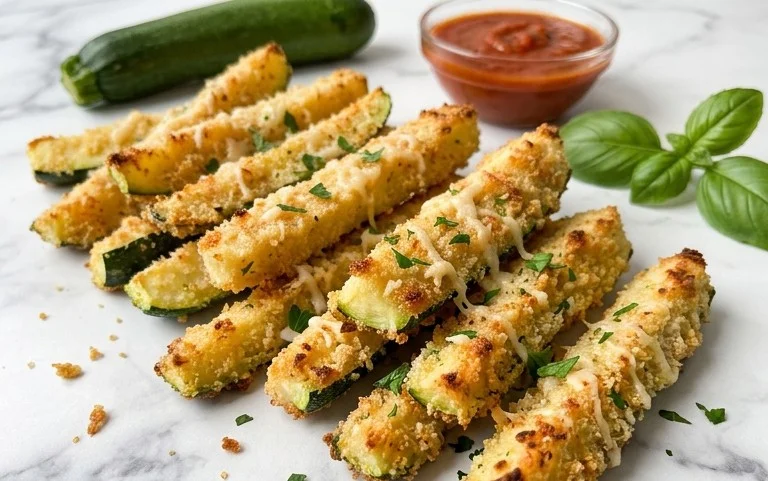 Baked Parmesan Zucchini Fries