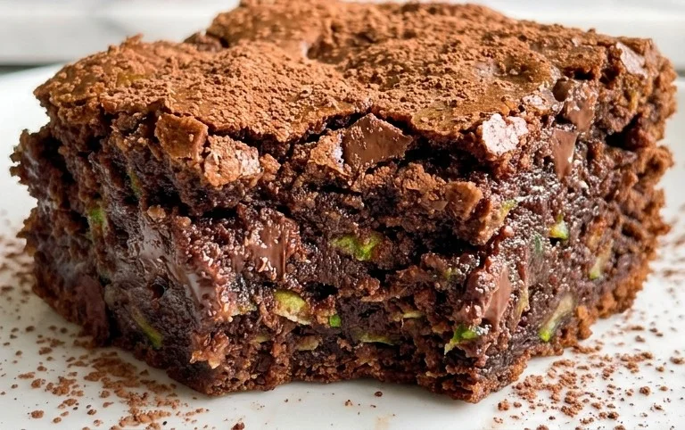 Secretly Healthy Zucchini Brownies