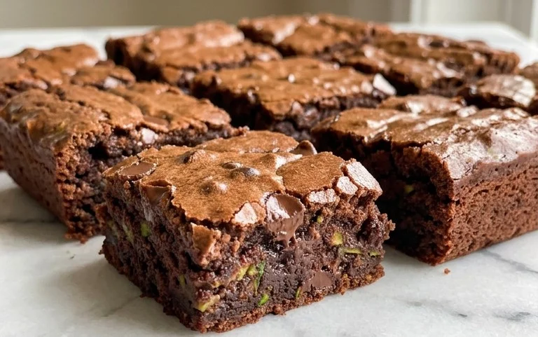 Secretly Healthy Zucchini Brownies