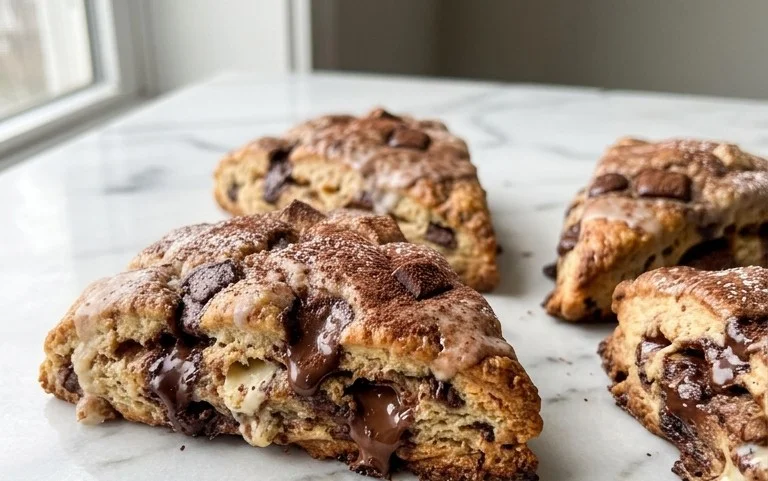 Triple Chocolate Scones