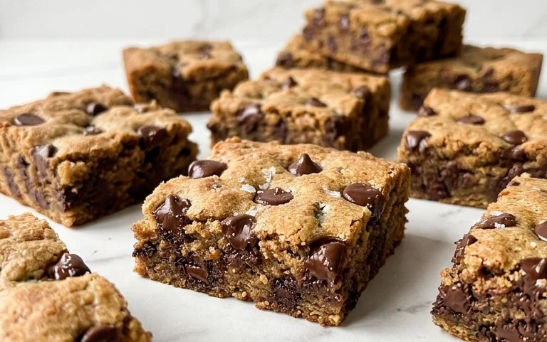 Chocolate Chip Zucchini Cookie Bars