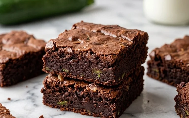 Secretly Healthy Zucchini Brownies