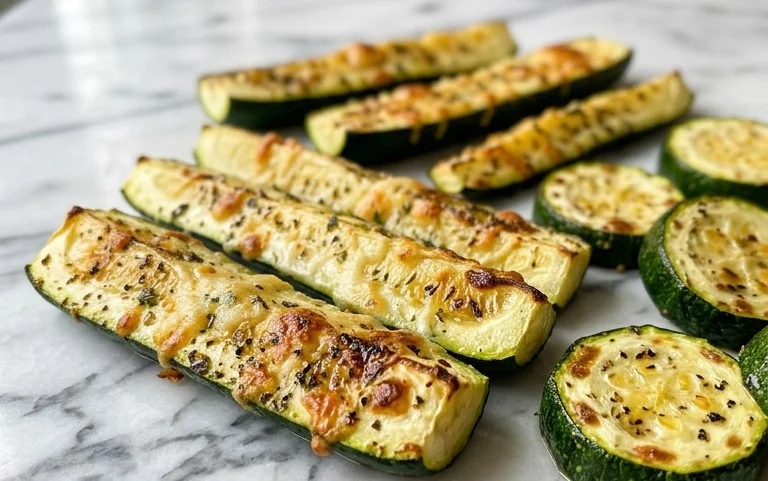 Oven Roasted Parmesan Zucchini