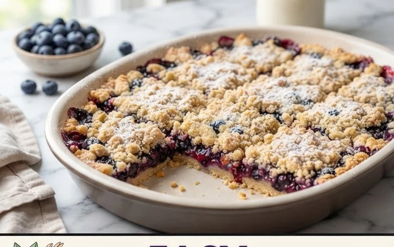Easy Blueberry Pie Bars