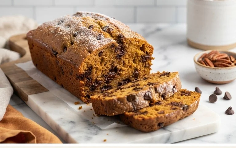 Pumpkin Chocolate Chip Bread