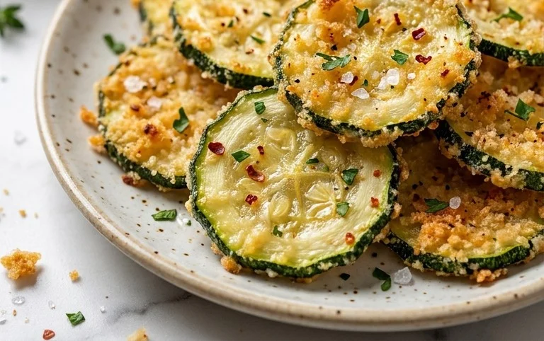 Crispy Baked Zucchini Chips