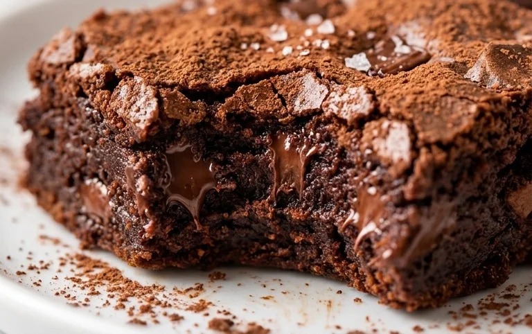 Flourless Chickpea Brownies (Vegan & Gluten Free)