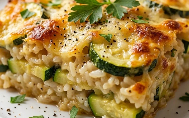 Julia Child's Zucchini and Rice Gratin (Tian de Courgettes au Riz)