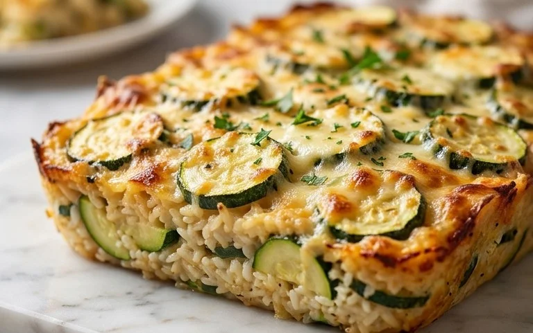 Julia Child's Zucchini and Rice Gratin (Tian de Courgettes au Riz)